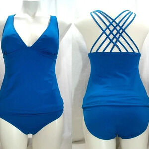 Kenneth Cole‎ 2PC Tankini TUMMY TONER Swim Suit NWOT